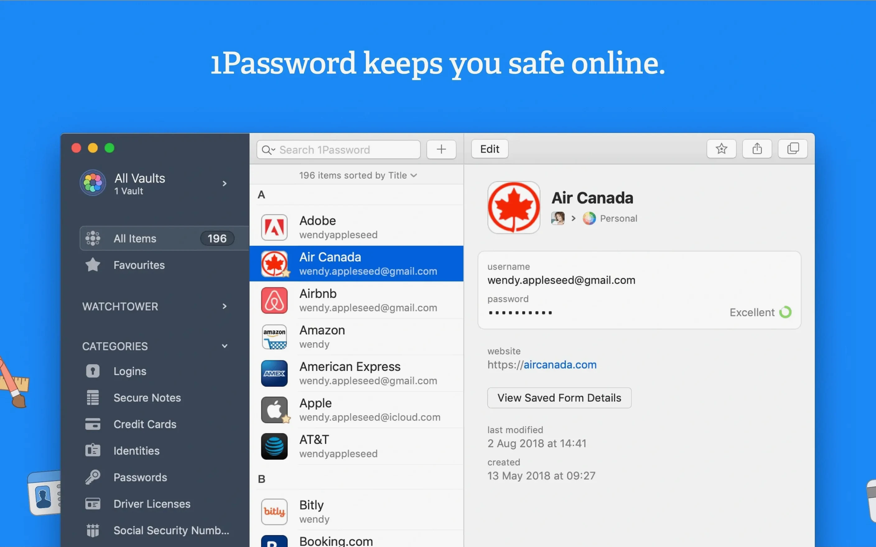 1Password preview 1 1Password for Mac — 1password download