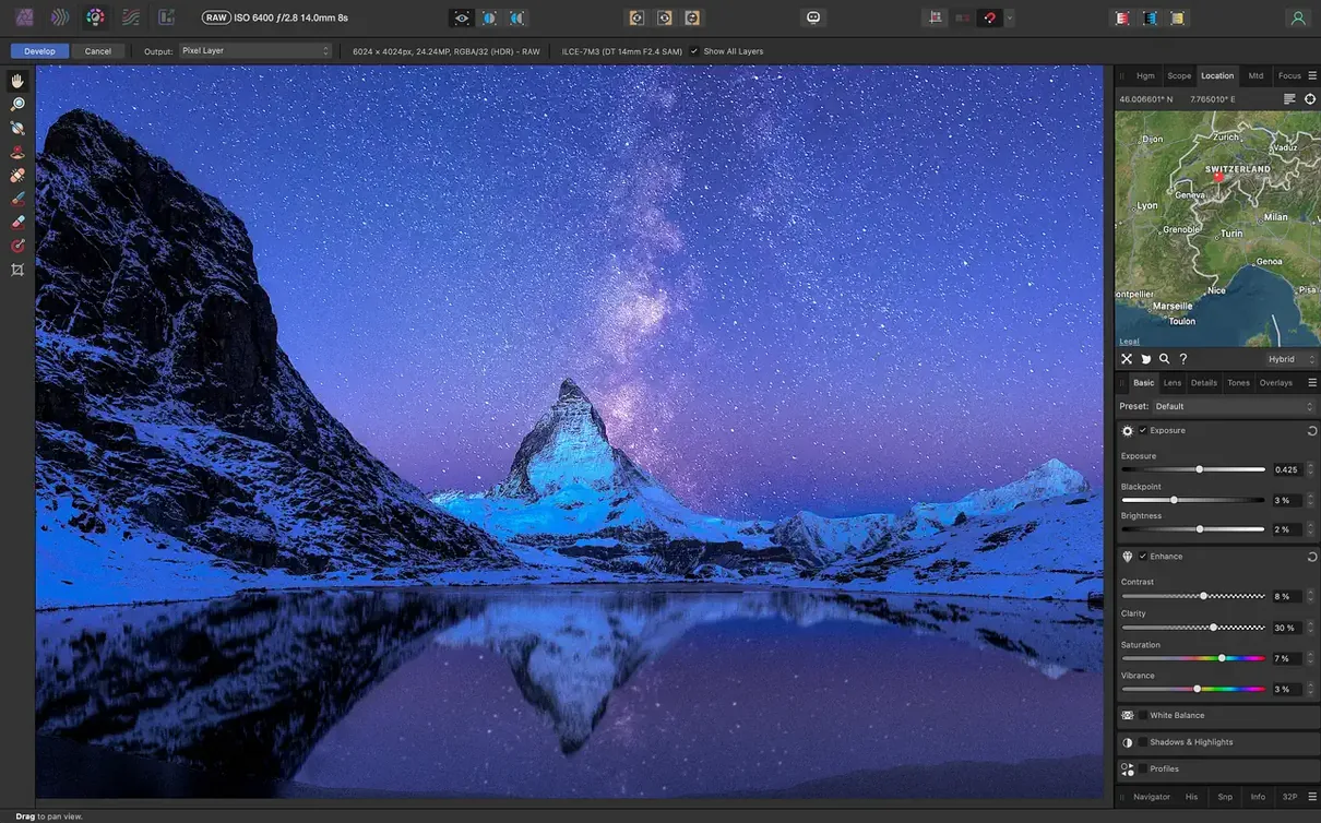 Affinity Photo: picture 3 of 4 Inside Affinity Photo, view 3