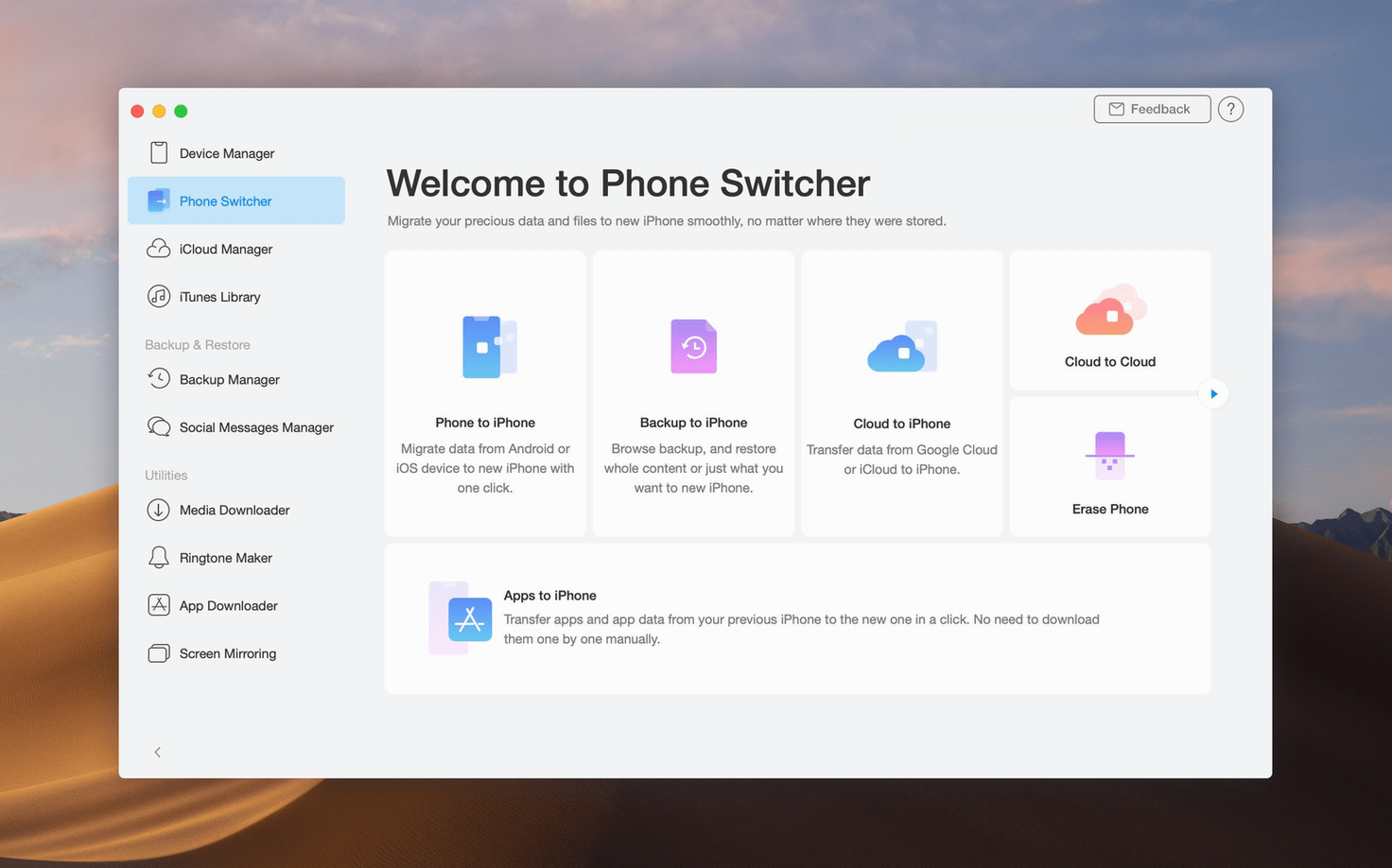 AnyTrans for iOS preview 3 AnyTrans for iOS 8.9.14 screenshot 3