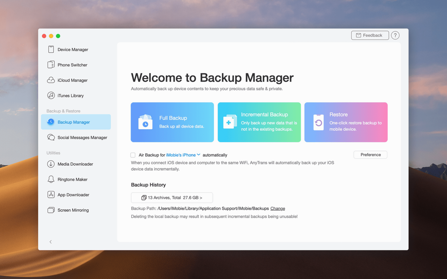 AnyTrans for iOS preview 4 AnyTrans for iOS 8.9.14 screenshot 4
