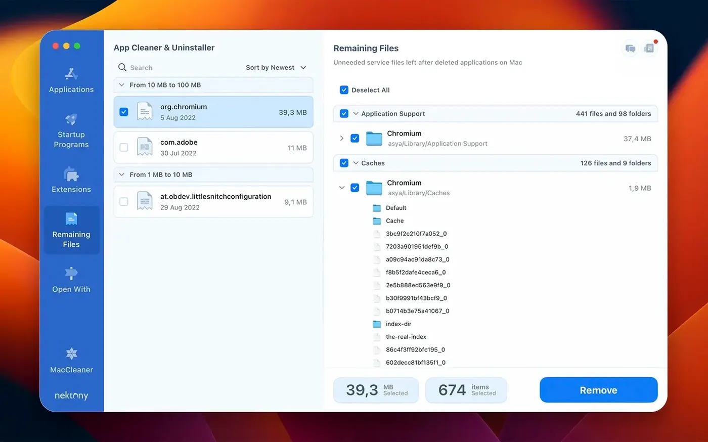 App Cleaner & Uninstaller: picture 4 of 4 Inside App Cleaner & Uninstaller, view 4