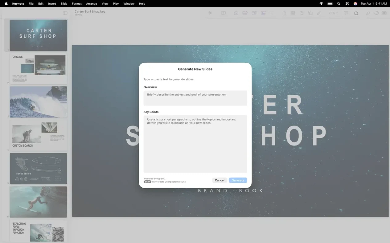 Apple Keynote preview 3 Apple Keynote 15.3.1 screenshot 3