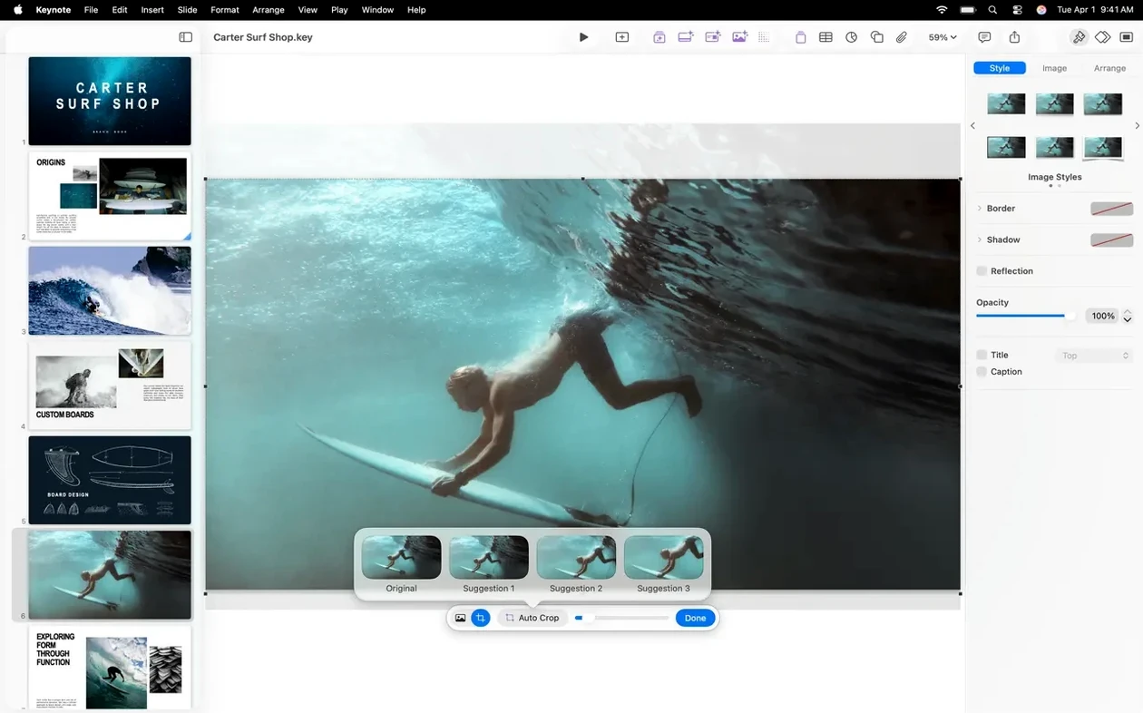 Apple Keynote: picture 7 of 8 Inside Apple Keynote, view 7