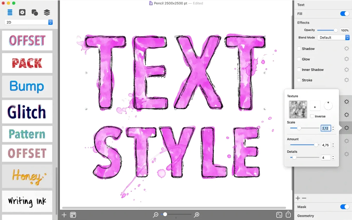 Art Text 4: picture 4 of 4 Inside Art Text 4, view 4