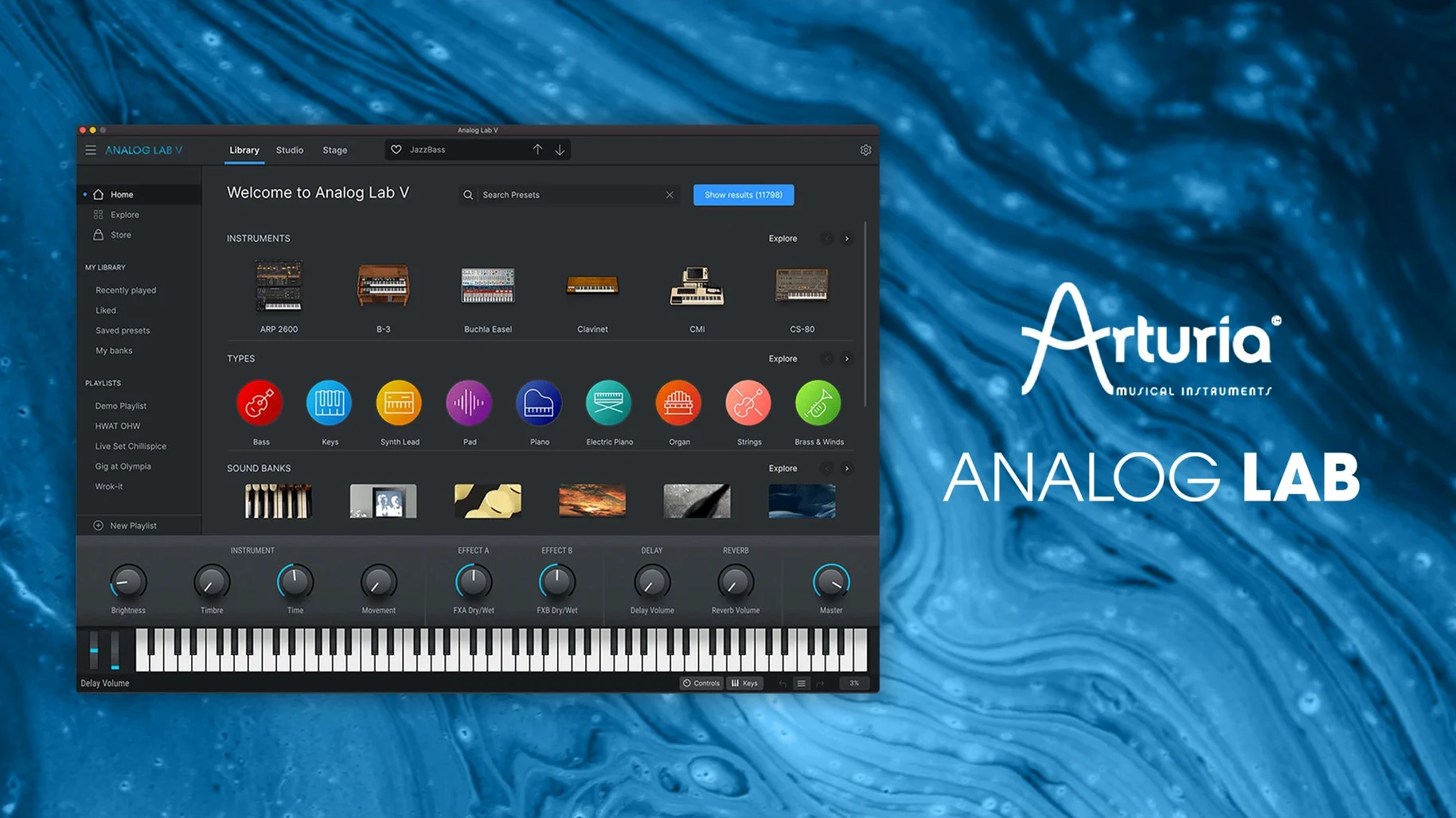 Arturia Analog Lab V preview 1 Arturia Analog Lab V for Mac — arturia v collection pro torrent