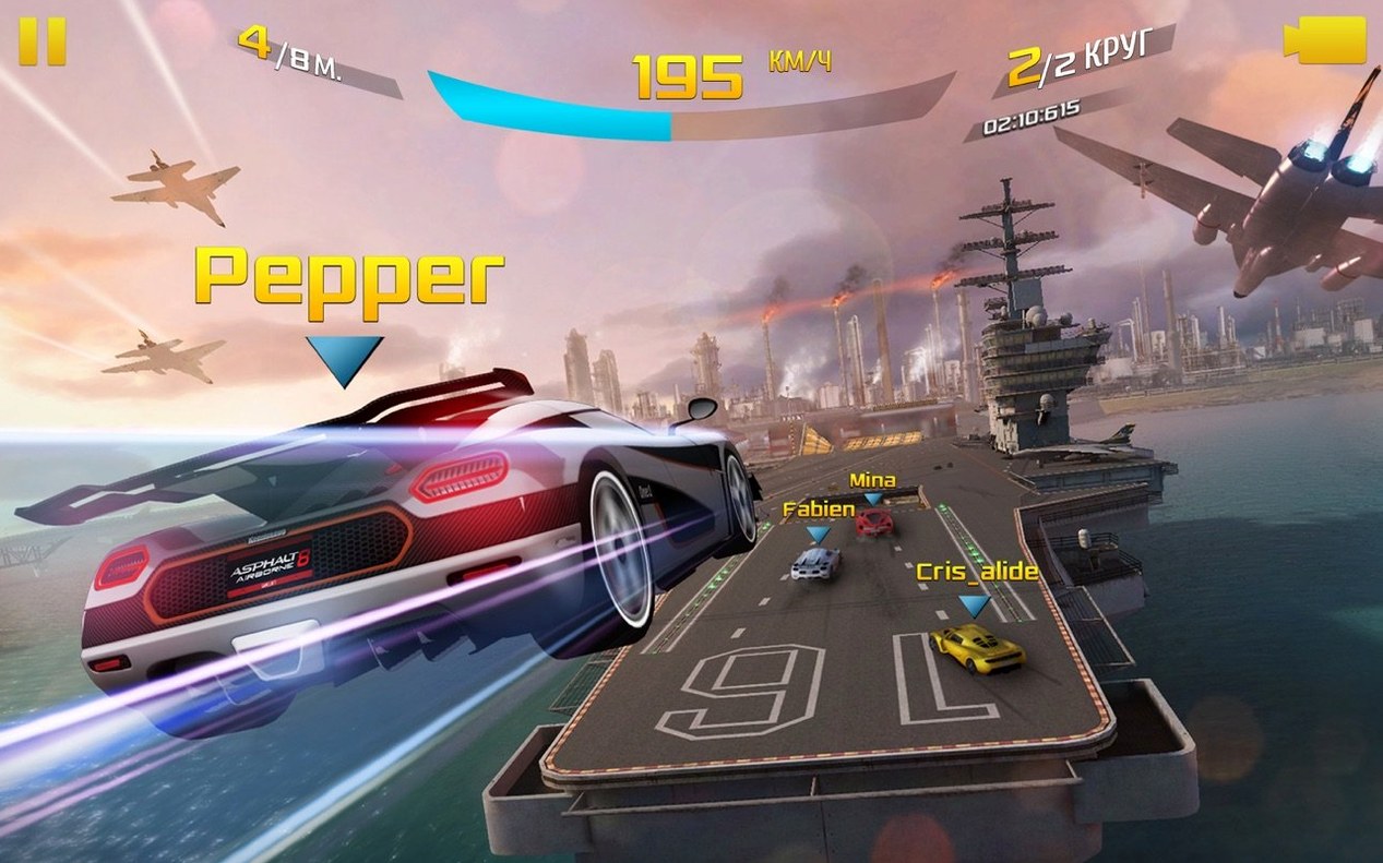 Asphalt 8: Airborne+: picture 2 of 4 Inside Asphalt 8: Airborne+, view 2