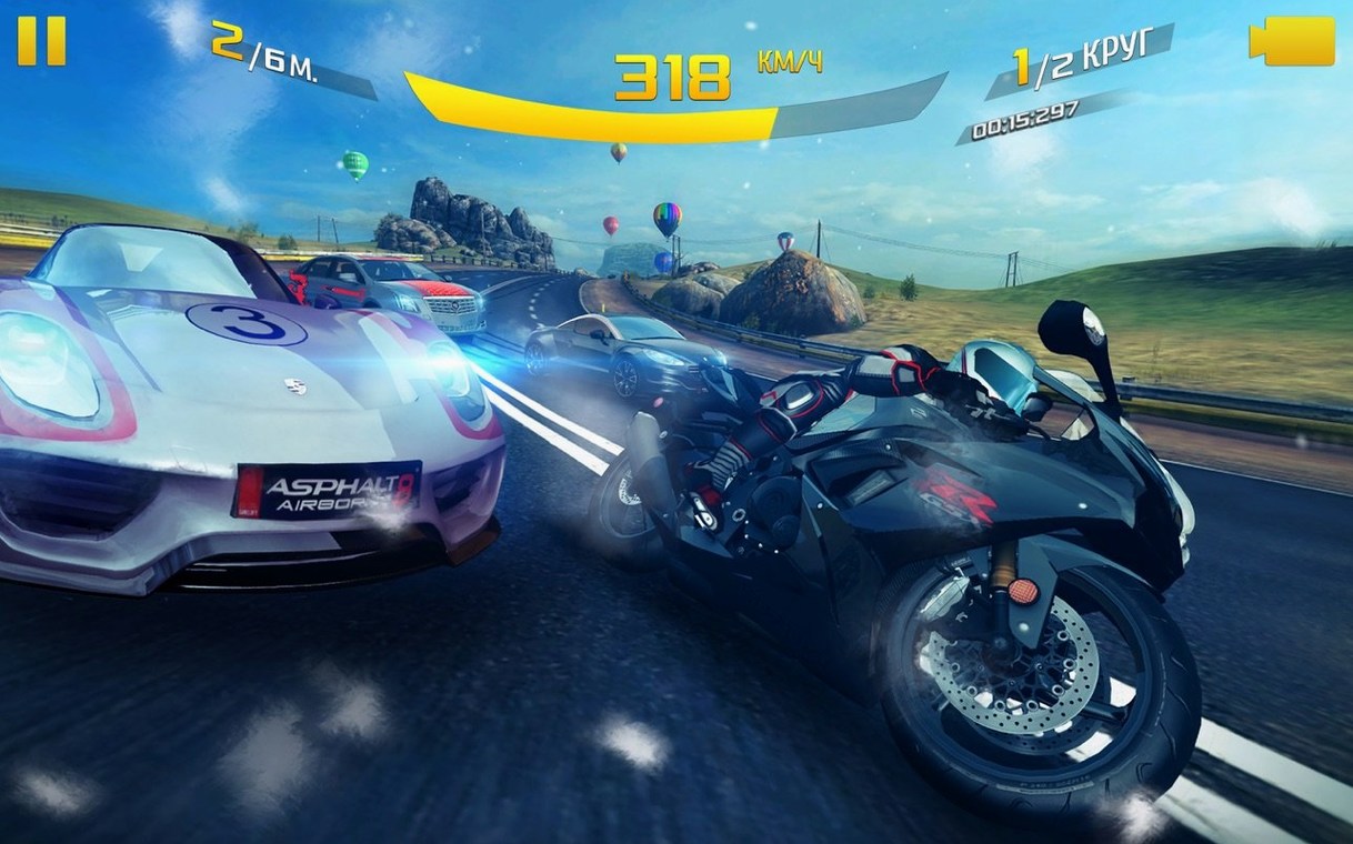Asphalt 8: Airborne+: picture 3 of 4 Inside Asphalt 8: Airborne+, view 3