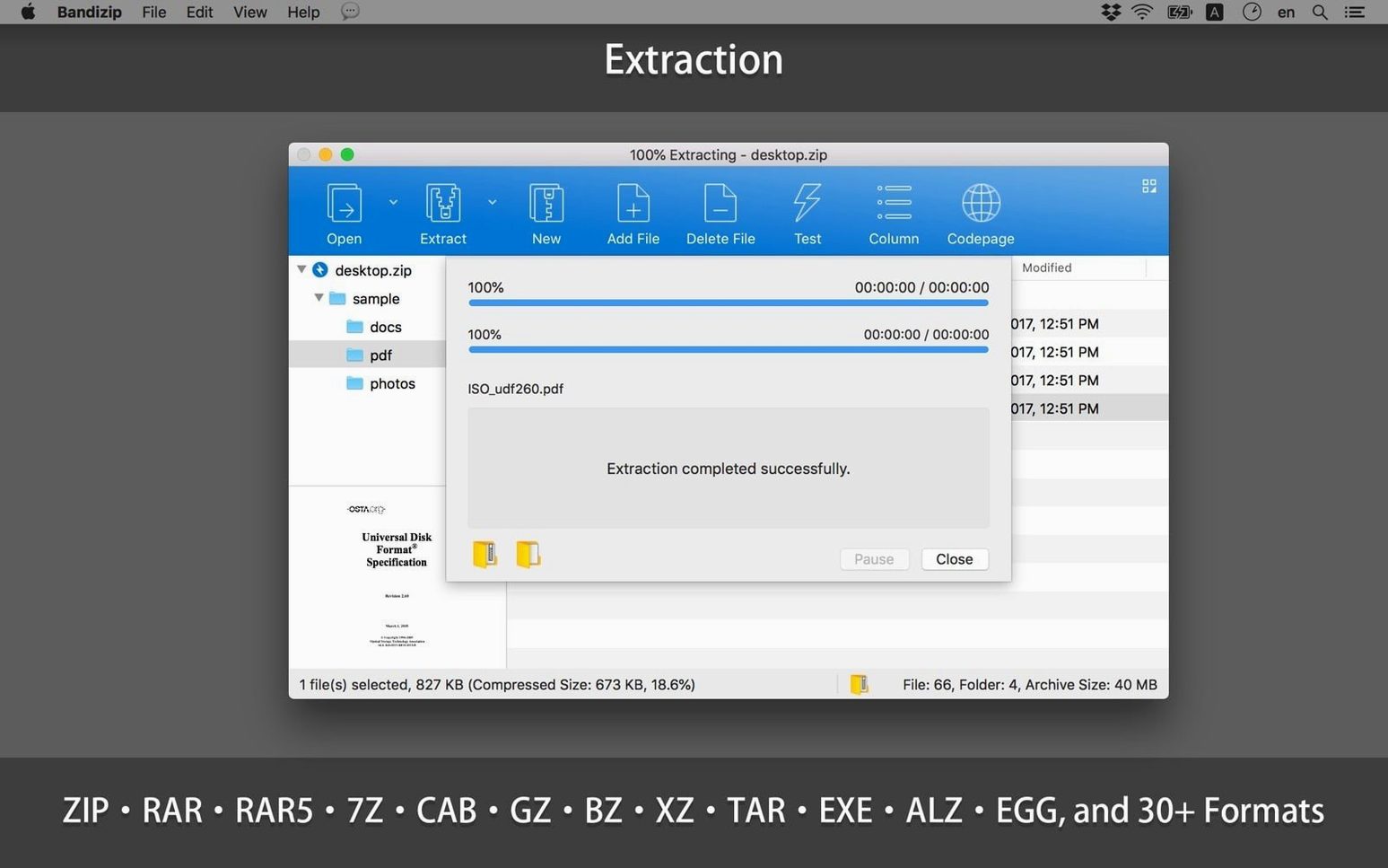 Bandizip preview 4 Bandizip 7.39 screenshot 4