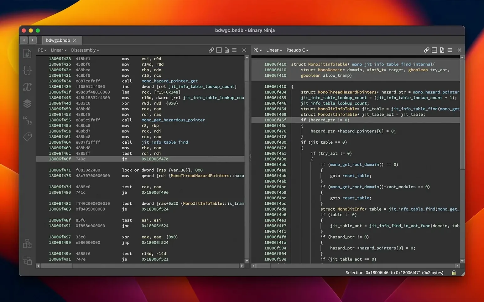 Binary Ninja: picture 1 of 4 binary ninja crack mac: primary view