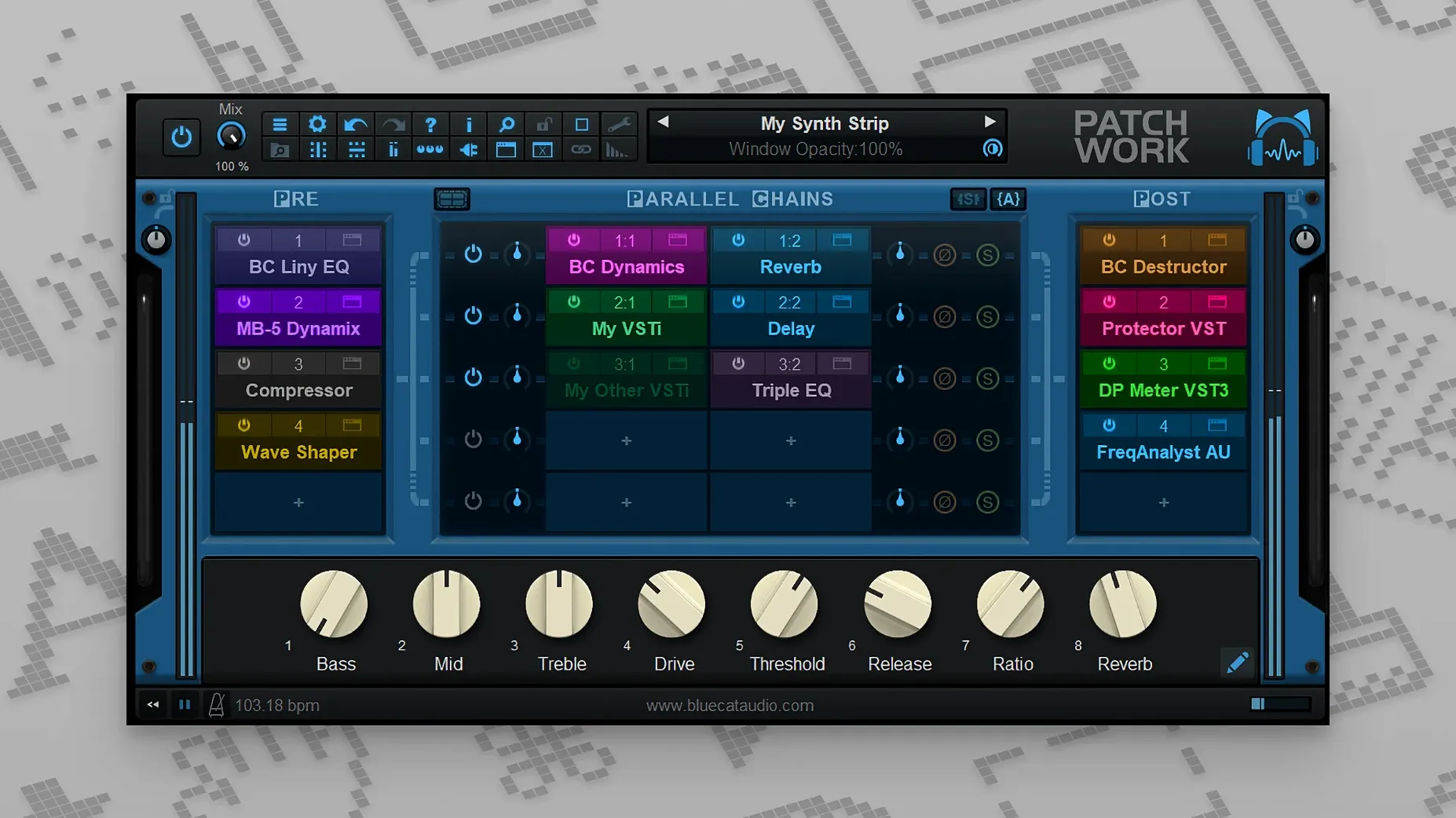 Blue Cat Audio Blue Cats PatchWork preview 1 bluecat patchwork crack mac: primary view
