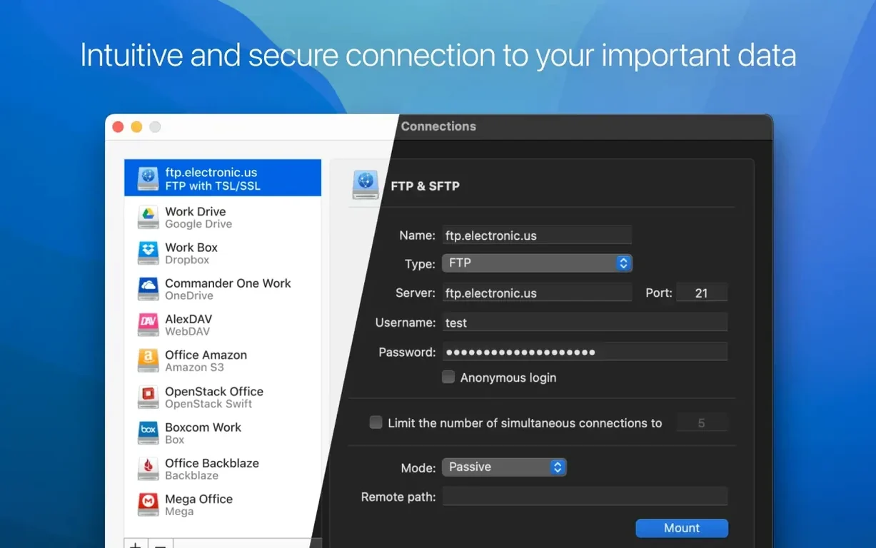 CloudMounter preview 4 CloudMounter 4.18 screenshot 4