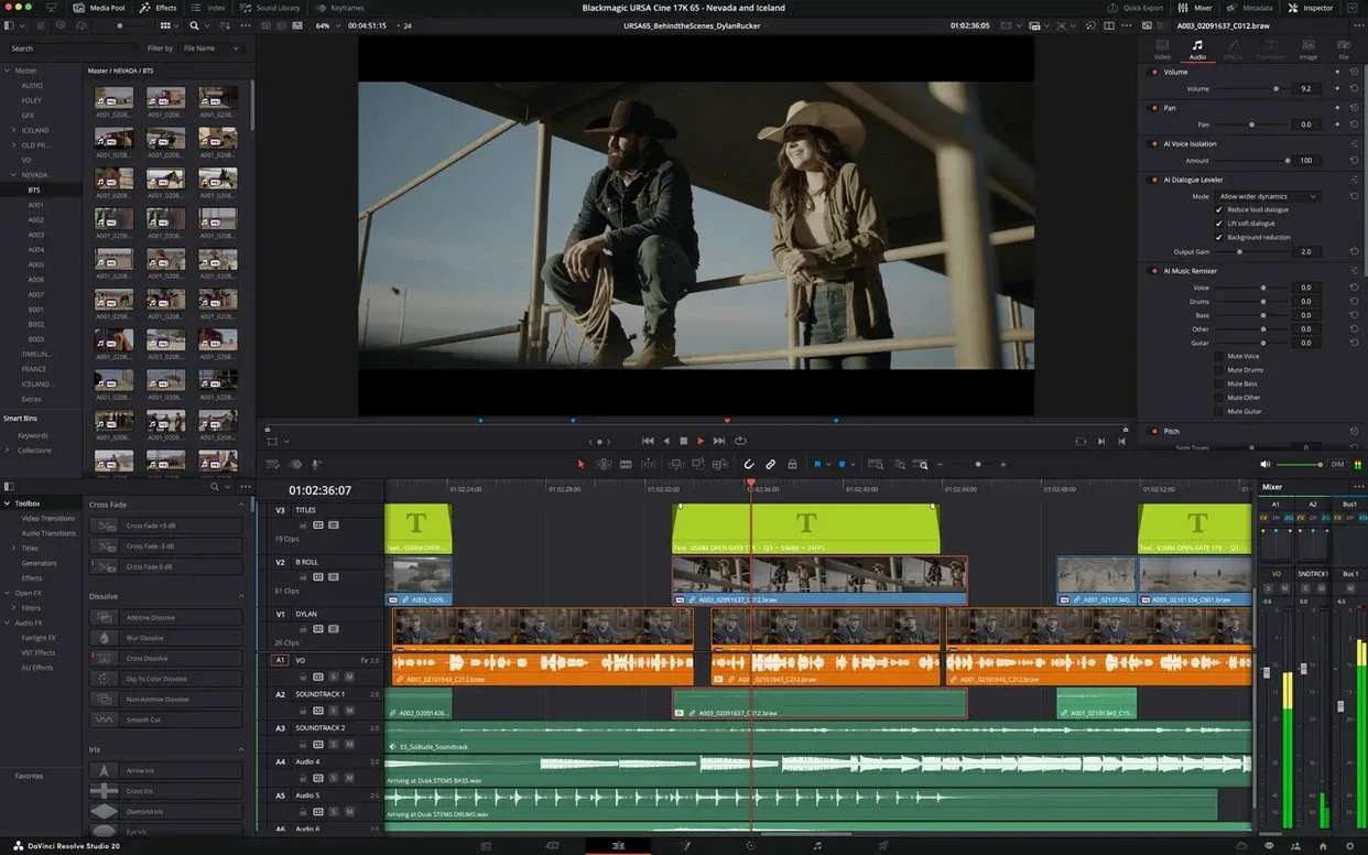 DaVinci Resolve Studio: picture 2 of 5 Inside DaVinci Resolve Studio, view 2