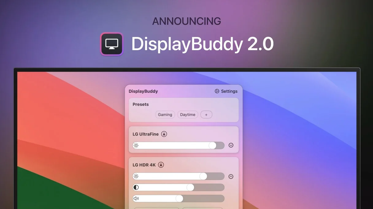 DisplayBuddy preview 1 DisplayBuddy for Mac — displaybuddy mac download