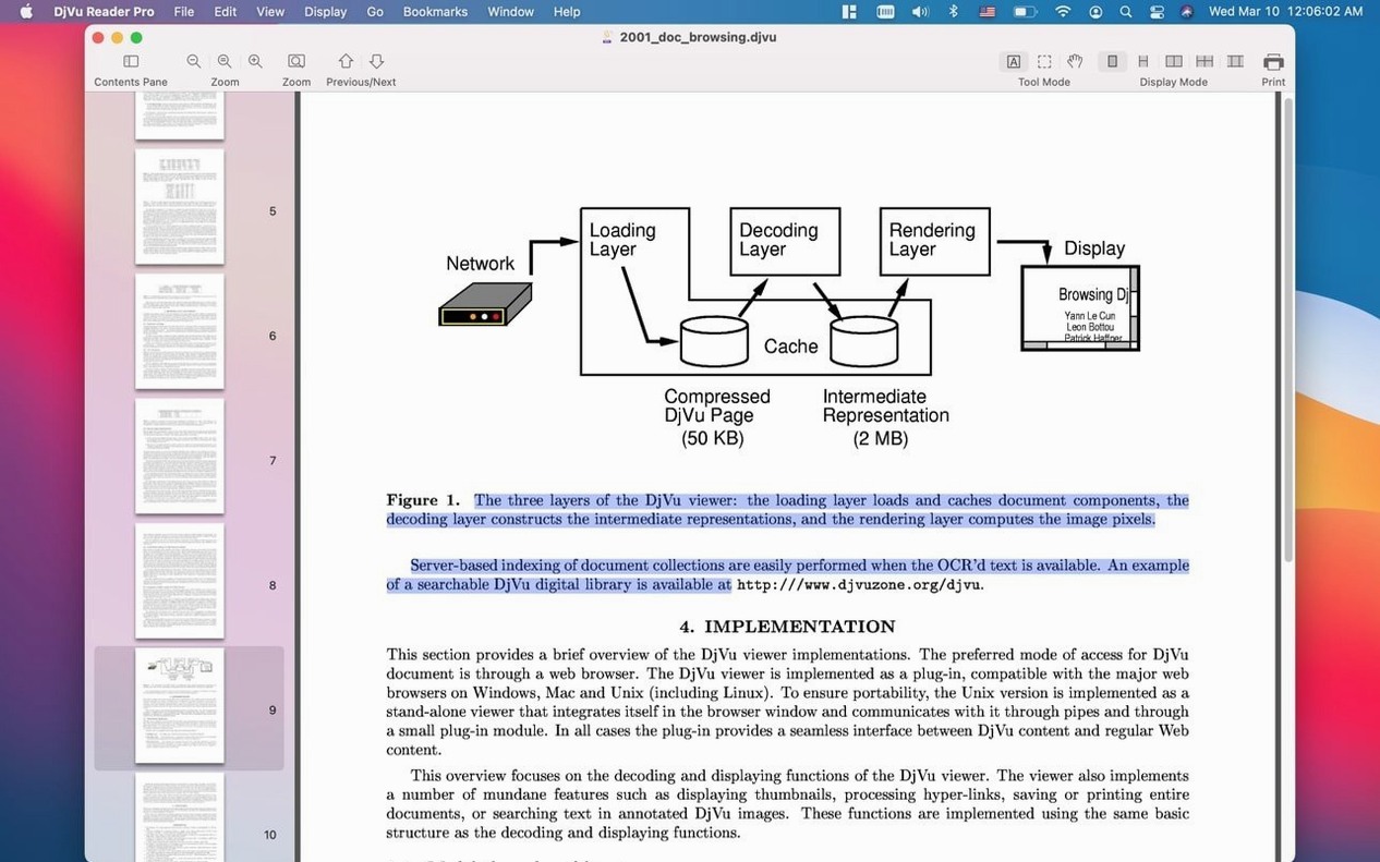 DjVu Reader Pro preview 1 djvu reader pro torrent macos: primary view