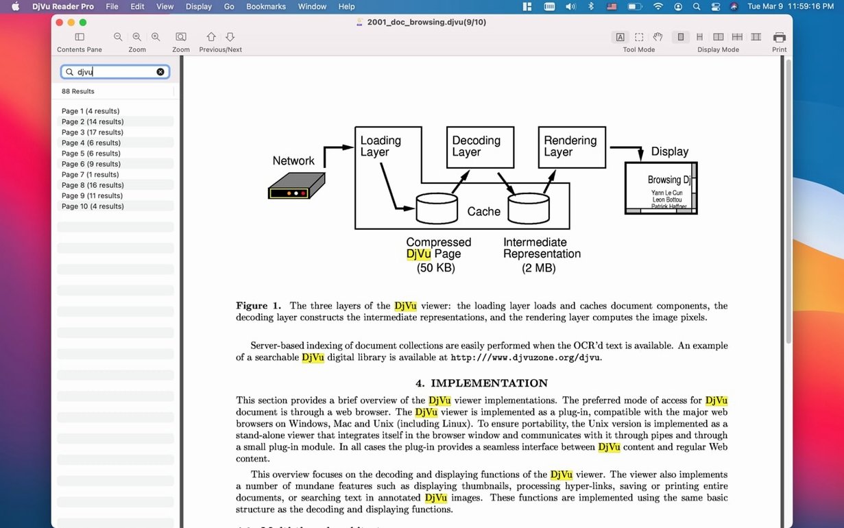 DjVu Reader Pro preview 3 DjVu Reader Pro 2.7.2 screenshot 3