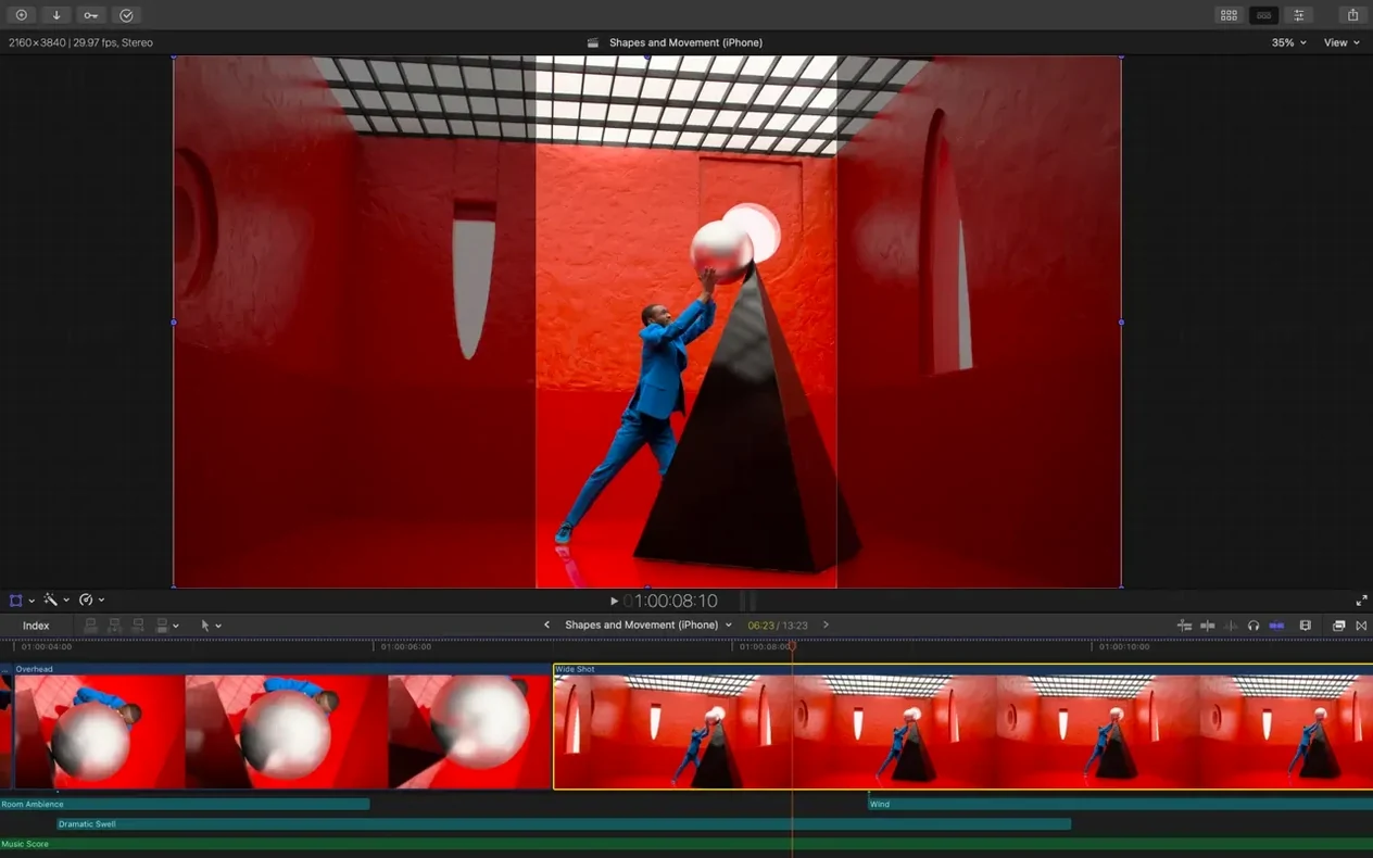 Final Cut Pro: picture 4 of 7 Inside Final Cut Pro, view 4