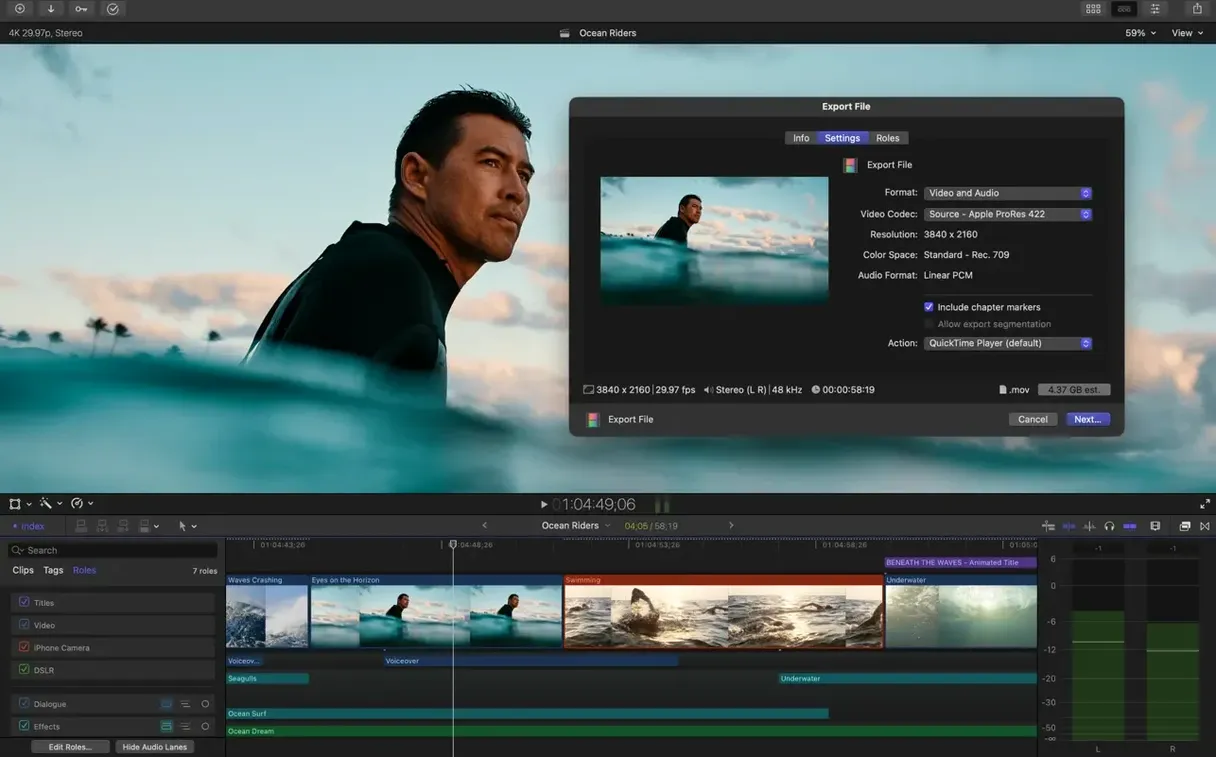 Final Cut Pro preview 7 Final Cut Pro 12.3 CS screenshot 7