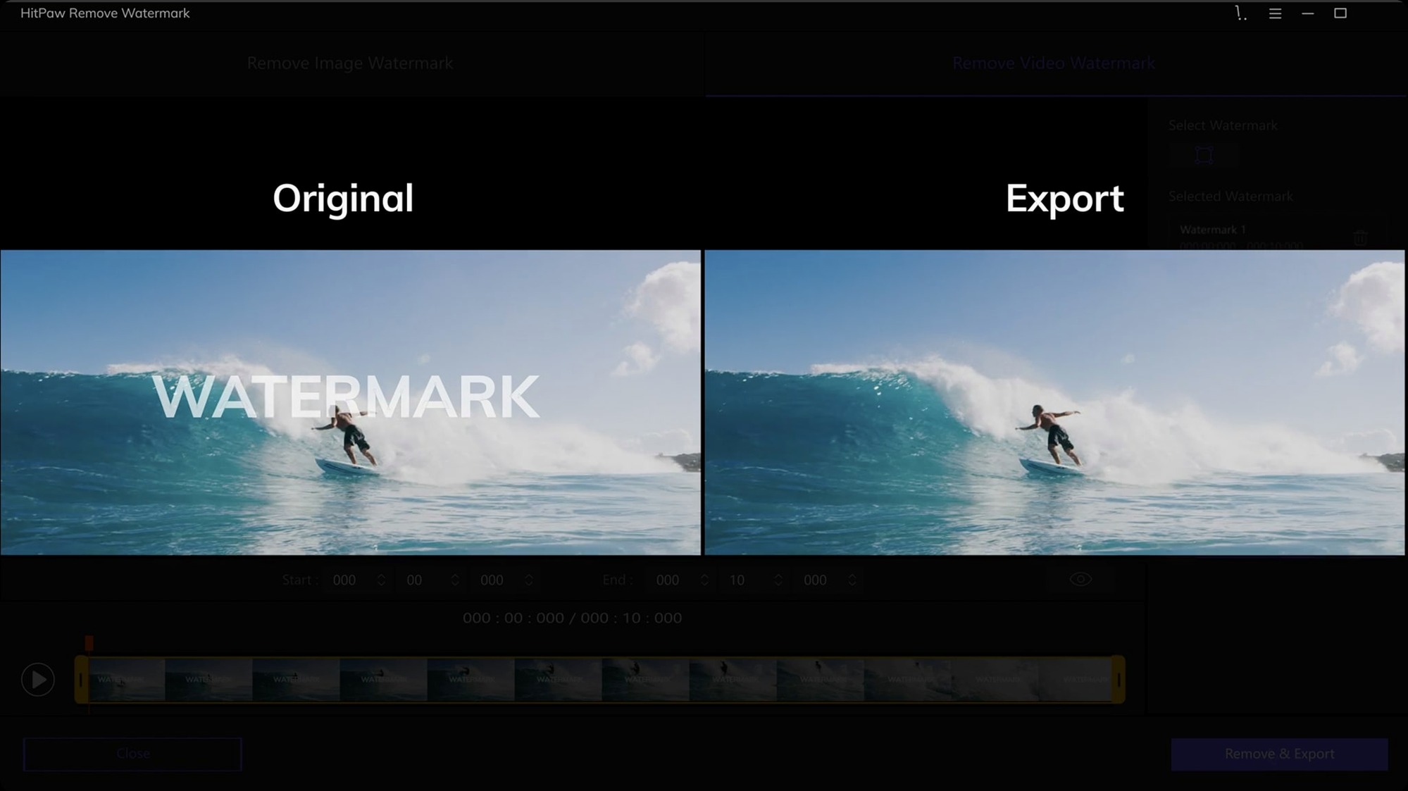 HitPaw Watermark Remover preview 4 HitPaw Watermark Remover 2.4.7 screenshot 4