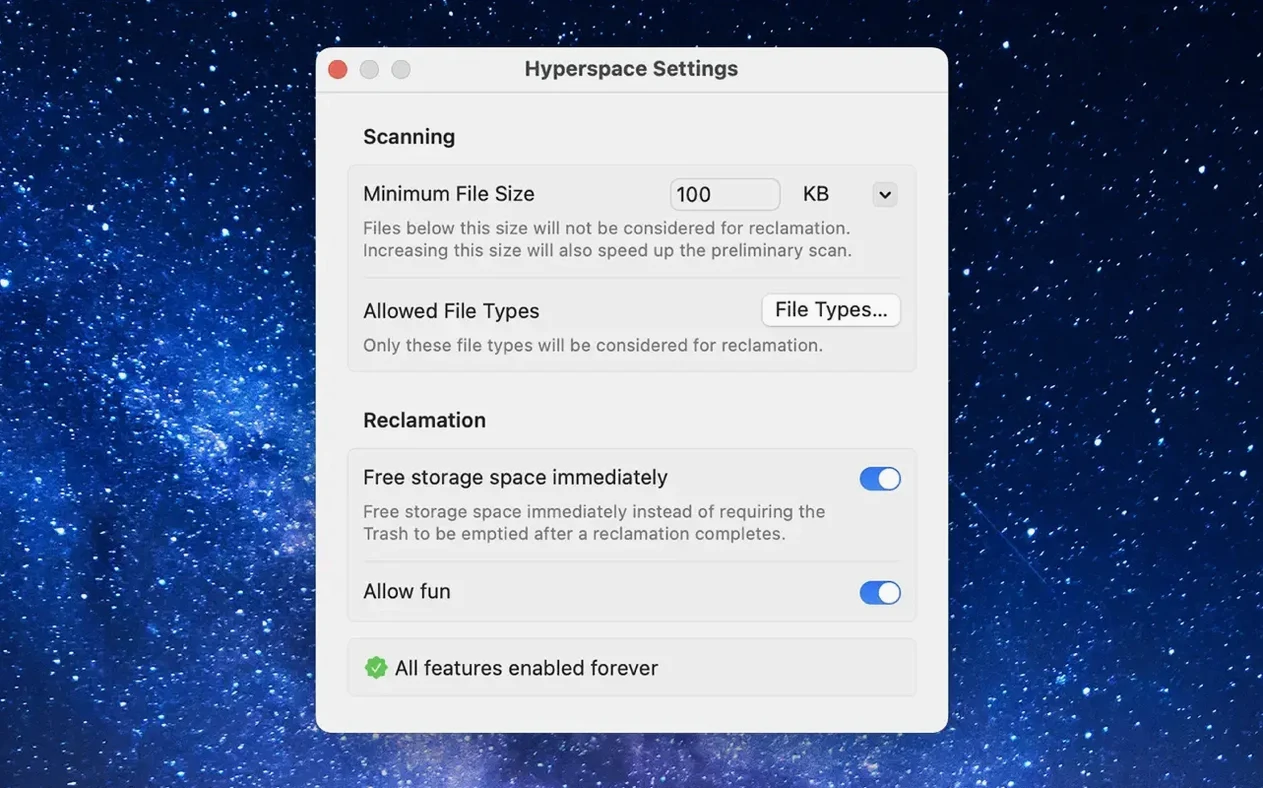 Hyperspace preview 3 Hyperspace 1.8.1 screenshot 3
