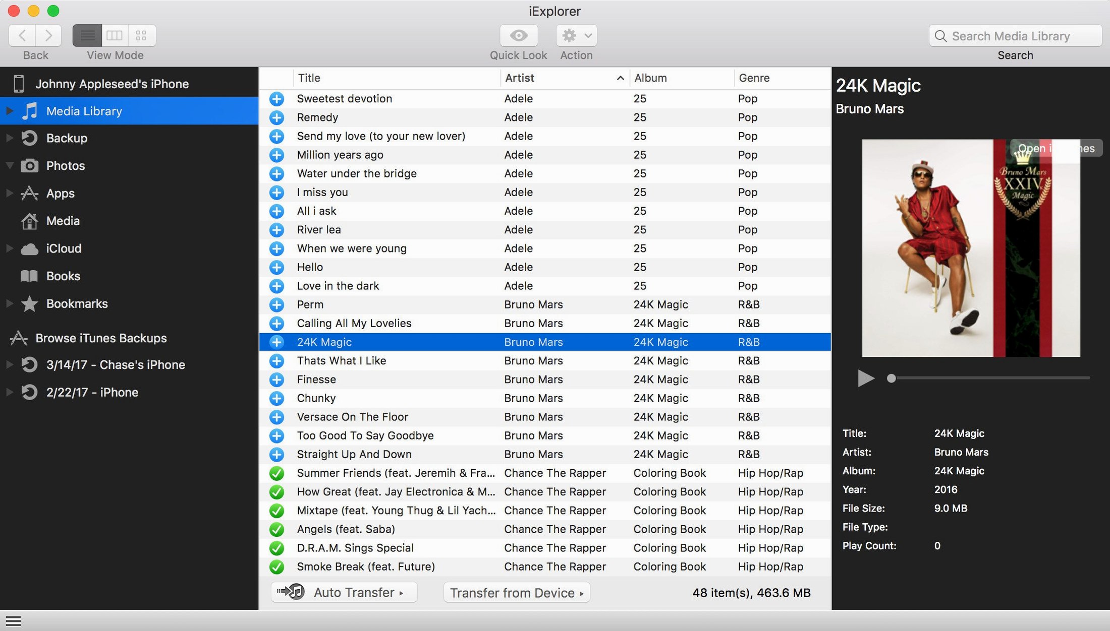 iExplorer preview 3 iExplorer 4.6.0 screenshot 3
