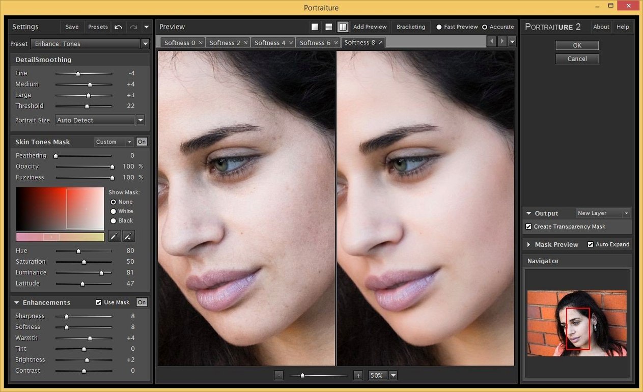 Imagenomic Portraiture preview 1 Imagenomic Portraiture for Mac — imagenomic portraiture for mac