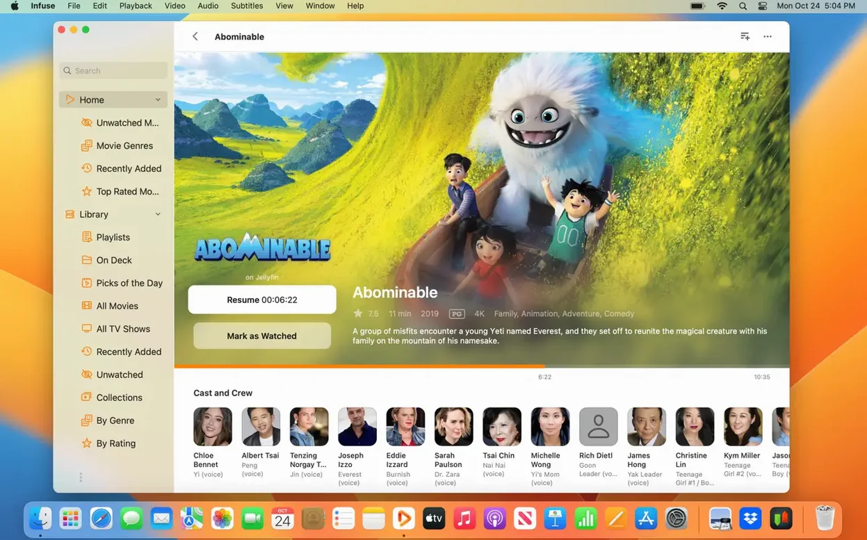 Infuse Pro preview 2 Infuse Pro 8.5.5 CRACKFIX screenshot 2