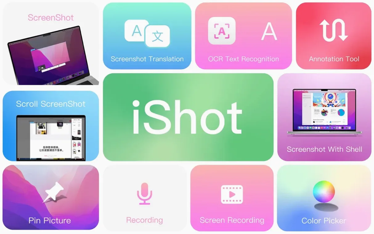 iShot Pro-ScreenShot Recording: picture 1 of 8 ishot pro-screenshot recording torrent macos: primary view