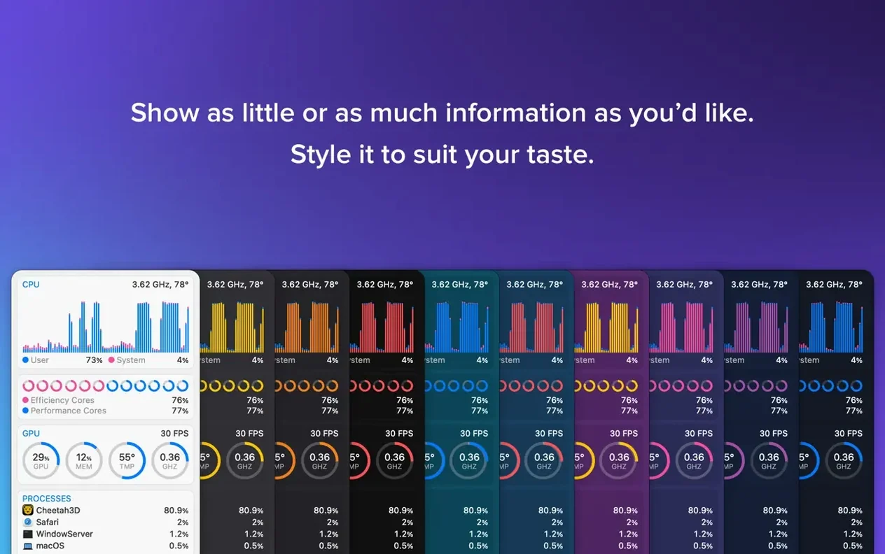 iStat Menus: picture 5 of 5 Inside iStat Menus, view 5