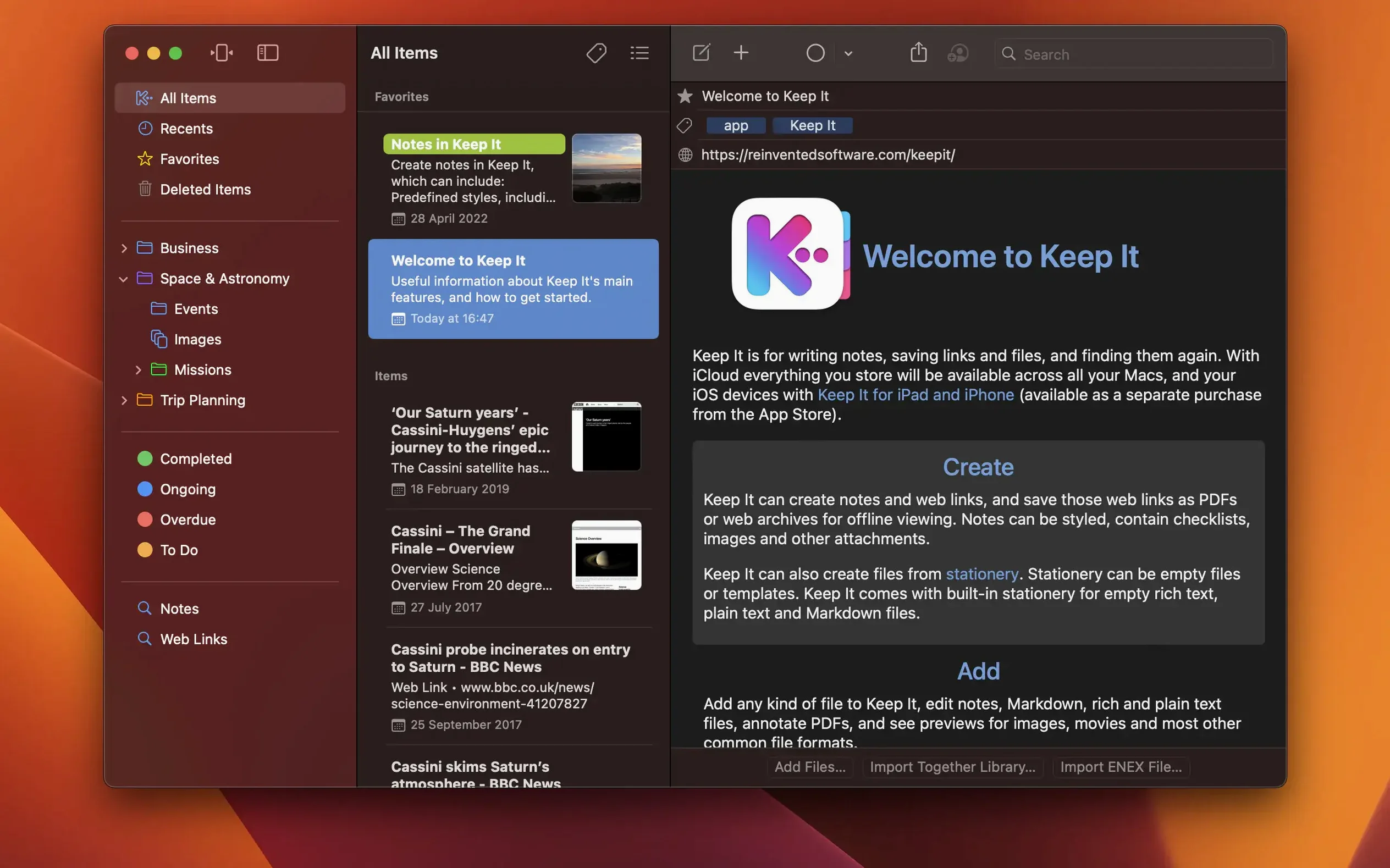 Keep It preview 1 keep it crack mac: primary view