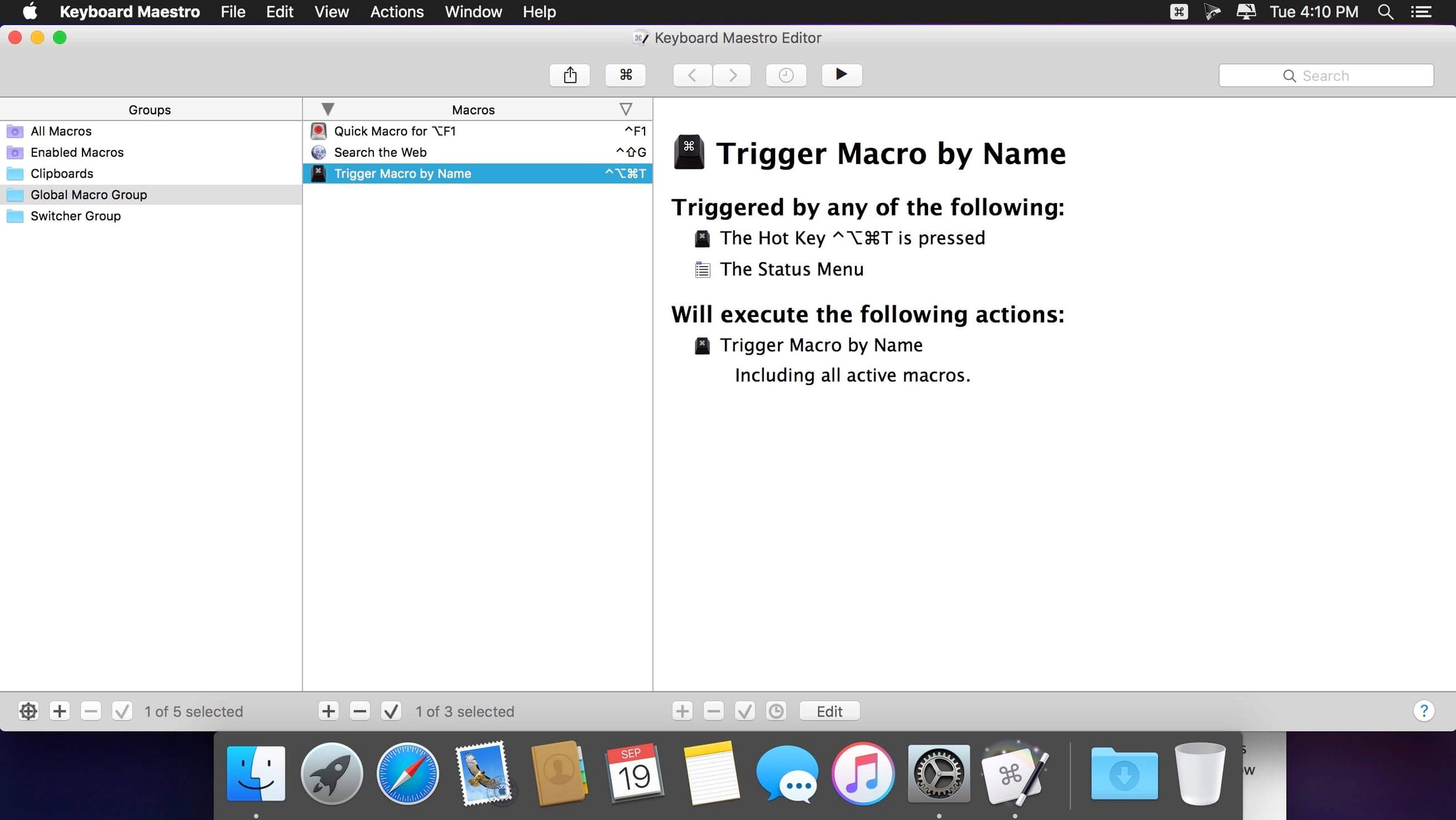 Keyboard Maestro: picture 1 of 3 Keyboard Maestro for Mac — keyboard maestro download