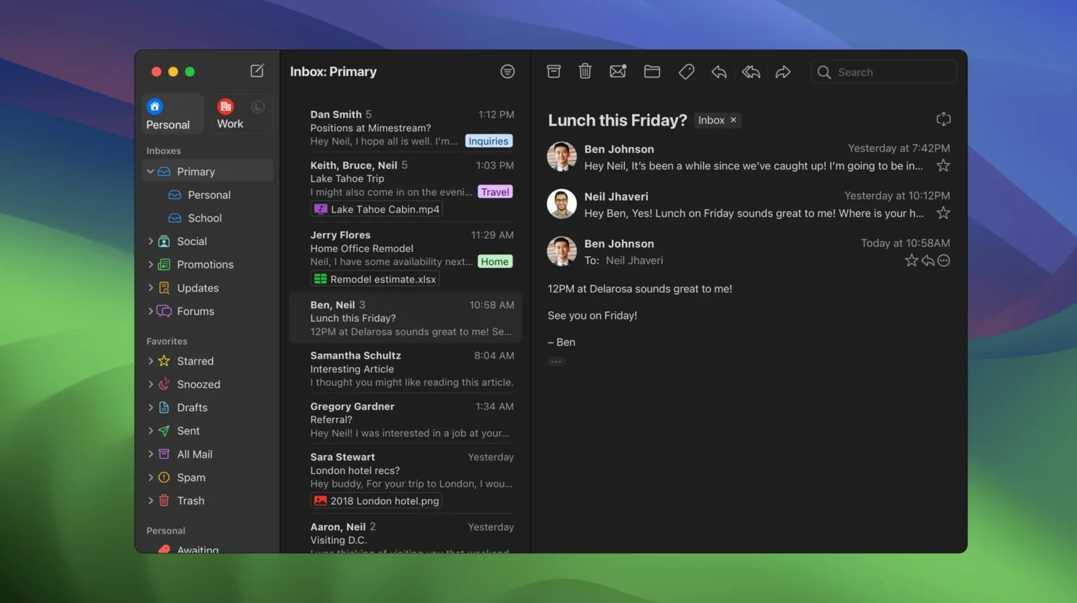 Mimestream: picture 1 of 2 Mimestream for Mac — mimestream download mac