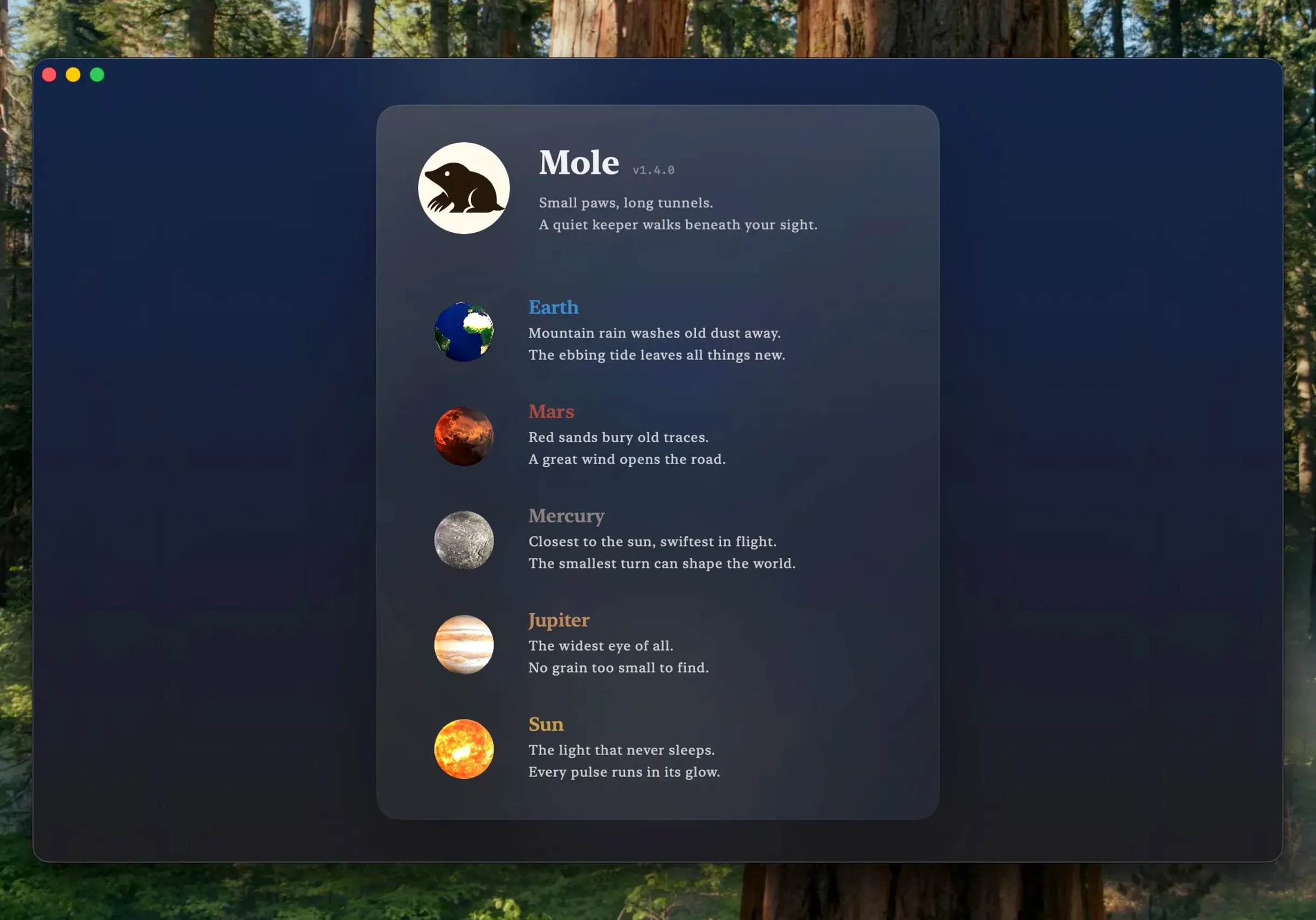 Mole preview 6 Mole 1.14.0 screenshot 6