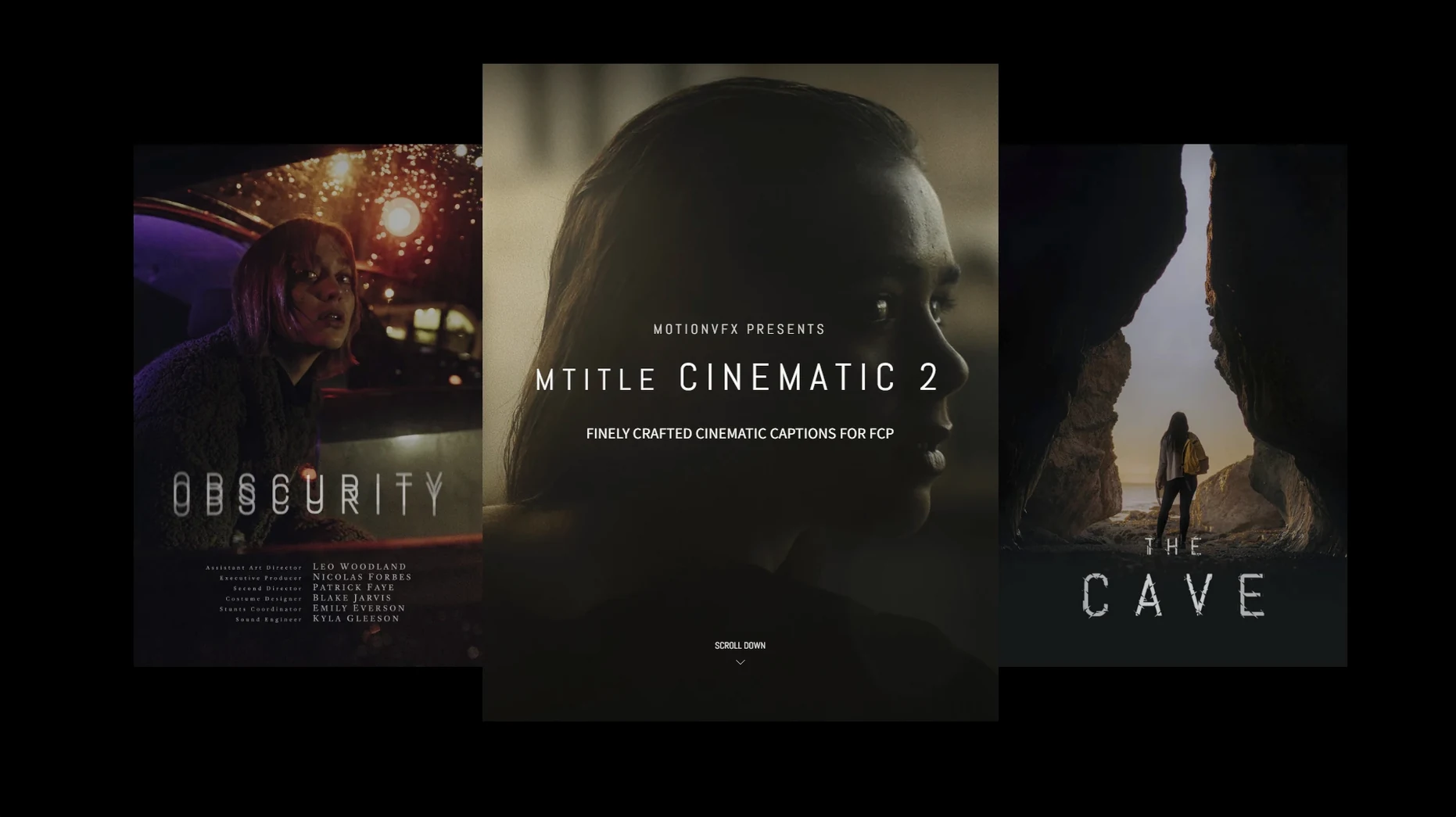 Motionvfx - mTitle Cinematic preview 1 Motionvfx - mTitle Cinematic for Mac — mtitle mega pack dvr