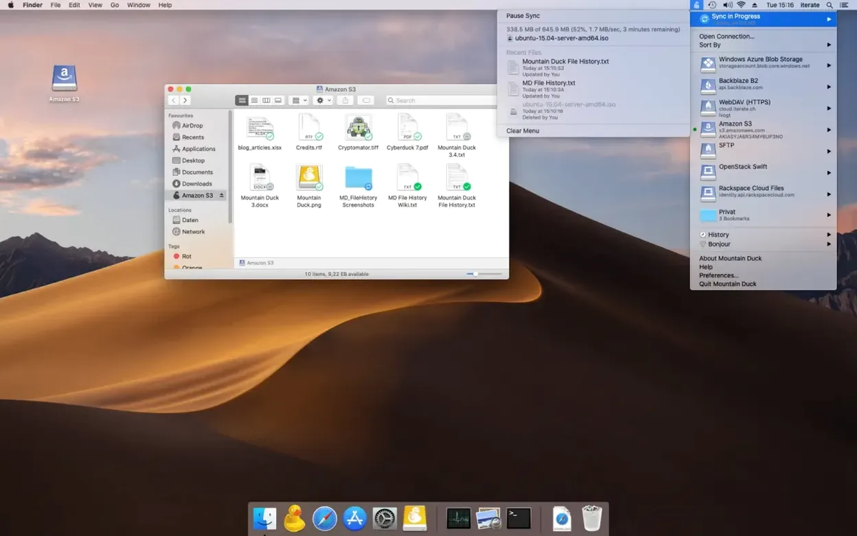 Mountain Duck preview 2 Mountain Duck 5.3.2 screenshot 2