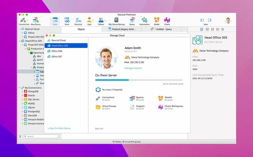 Navicat Premium preview 4 Navicat Premium 17.3.12 screenshot 4