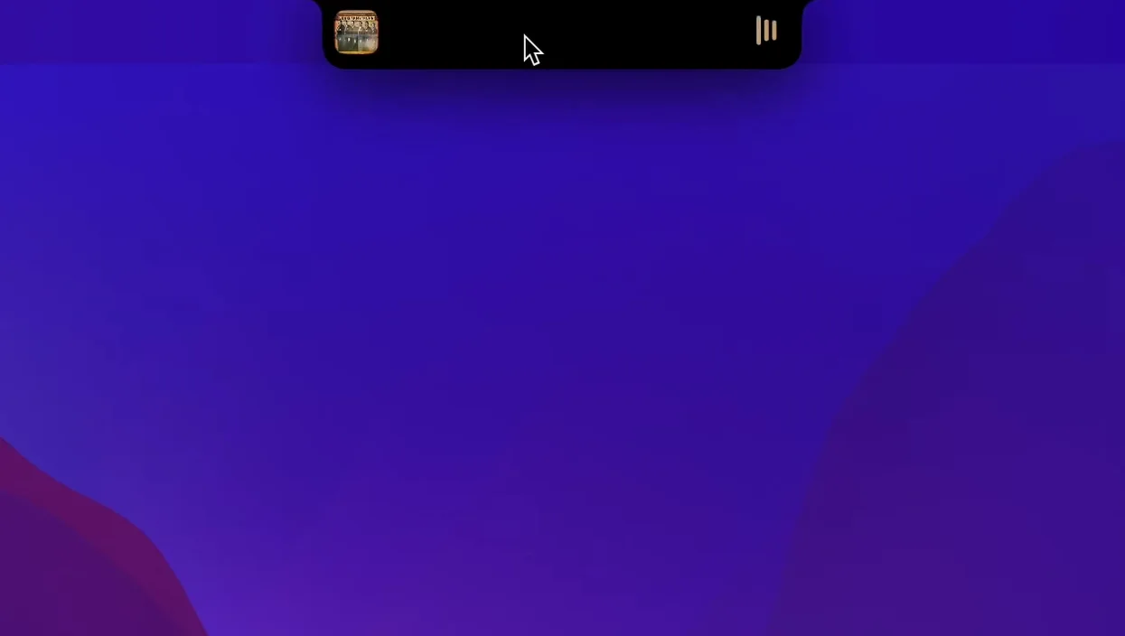 NotchNook preview 1 notchnook mac free: primary view