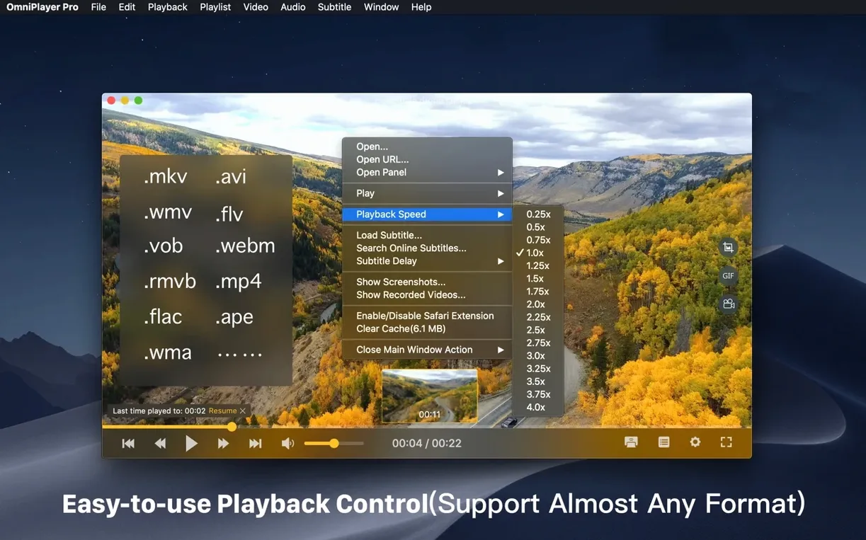 OmniPlayer: MKV Video Player Pro preview 1 omniplayer download: primary view