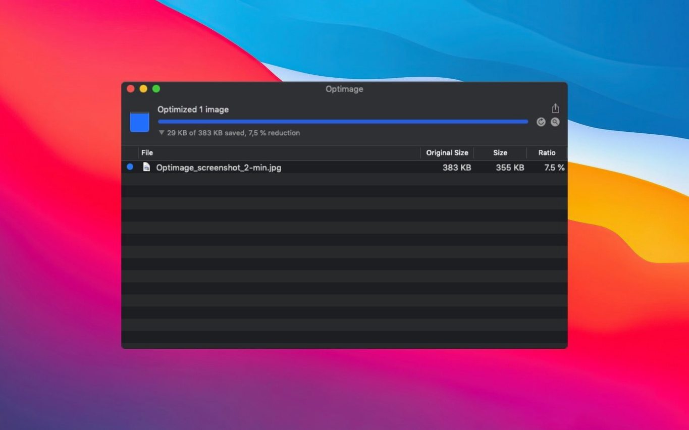 Optimage preview 3 Optimage 3.5.1 screenshot 3