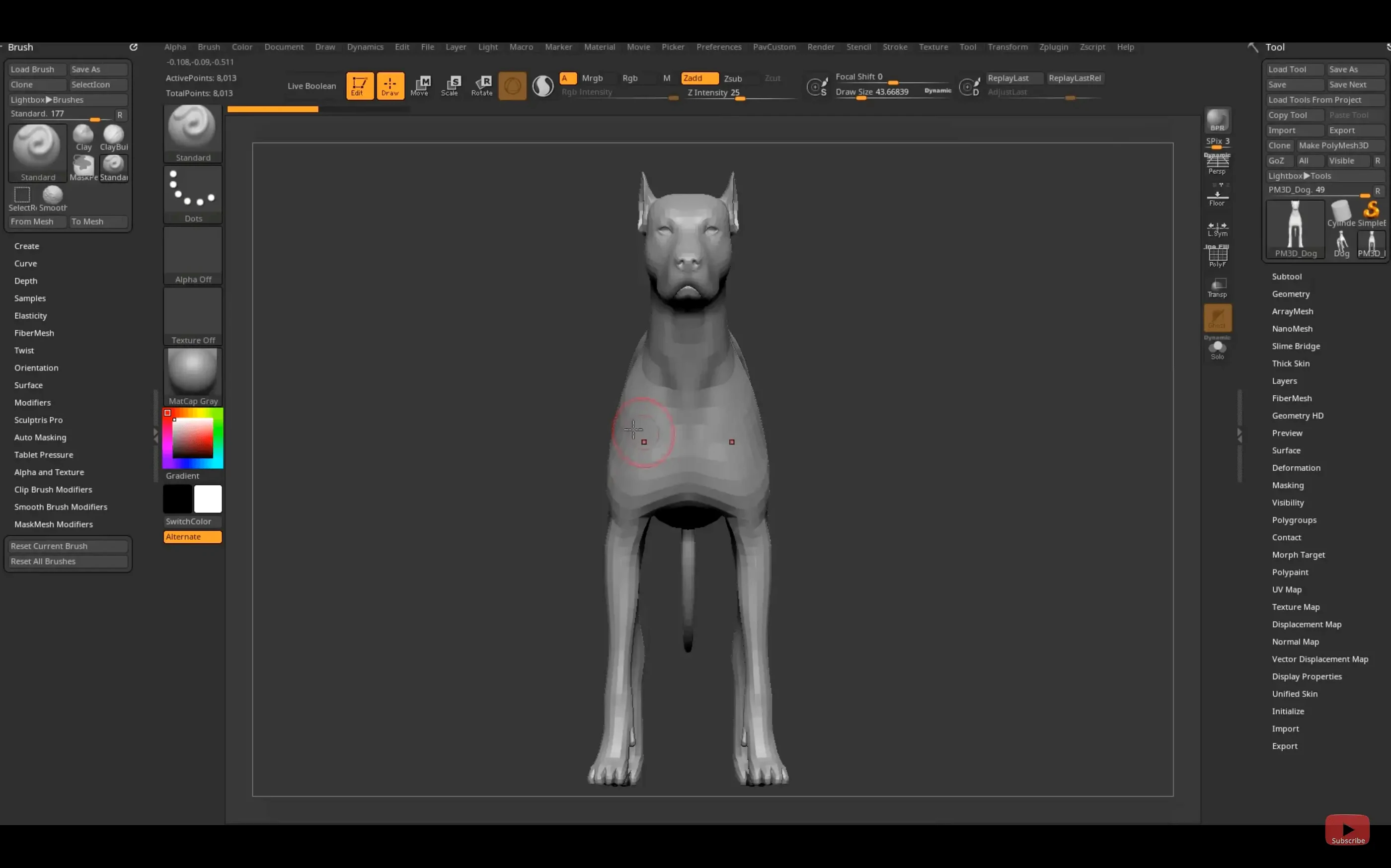 Pixologic Zbrush: picture 2 of 4 Inside Pixologic Zbrush, view 2
