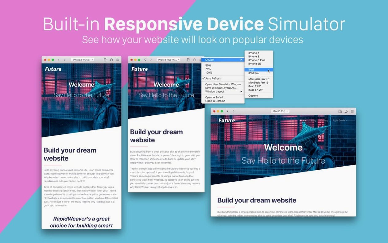 RapidWeaver 9 preview 2 RapidWeaver 9 9.6.6 screenshot 2