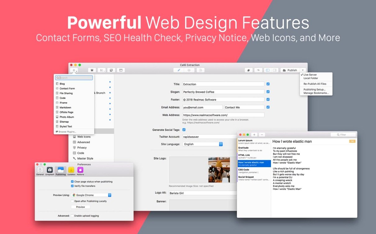 RapidWeaver 9 preview 3 RapidWeaver 9 9.6.6 screenshot 3