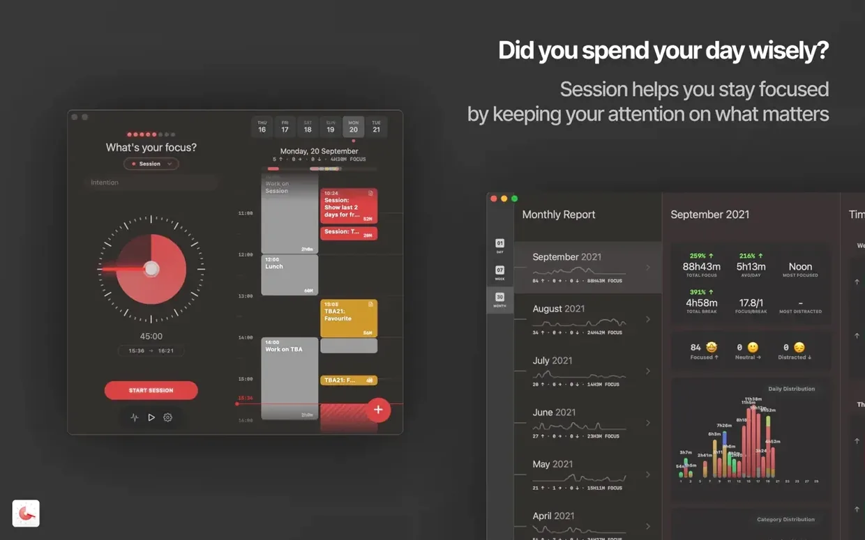 Session Pomodoro Focus Timer preview 1 Session Pomodoro Focus Timer for Mac — session pomodoro focus timer torrent macos