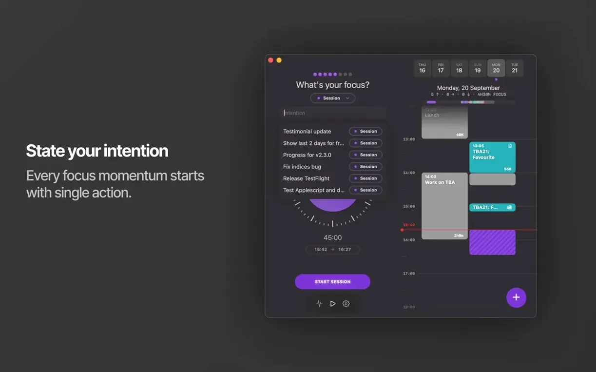 Session Pomodoro Focus Timer preview 2 Session Pomodoro Focus Timer 2.13.48 screenshot 2