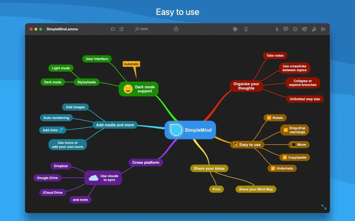 SimpleMind Pro preview 4 SimpleMind Pro 2.10.2 screenshot 4