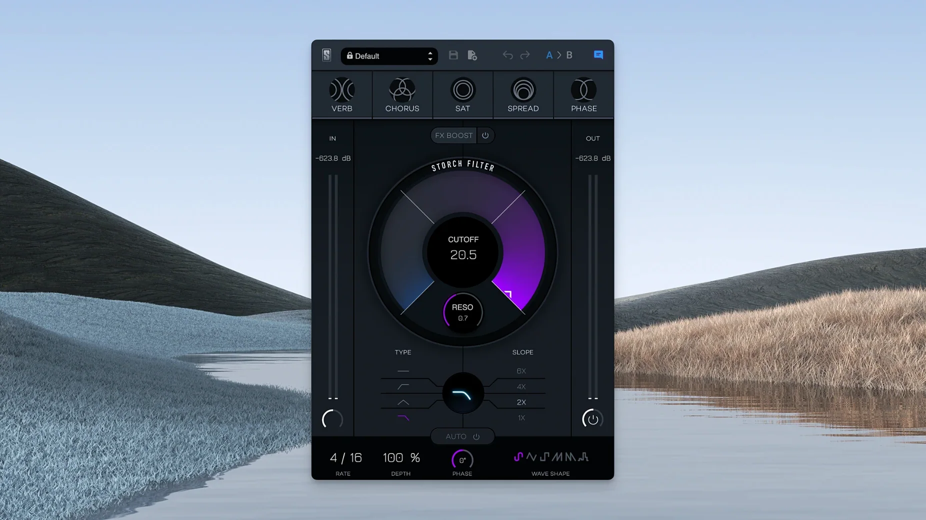 Slate Digital Storch Filter preview 1 filter: primary view