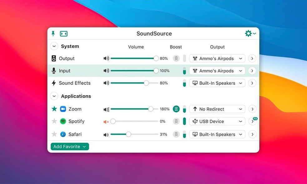 SoundSource: picture 1 of 4 SoundSource for Mac — soundsource mac full