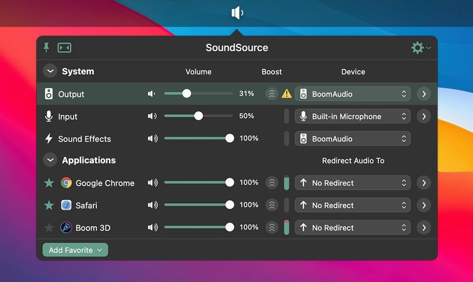 SoundSource: picture 4 of 4 Inside SoundSource, view 4