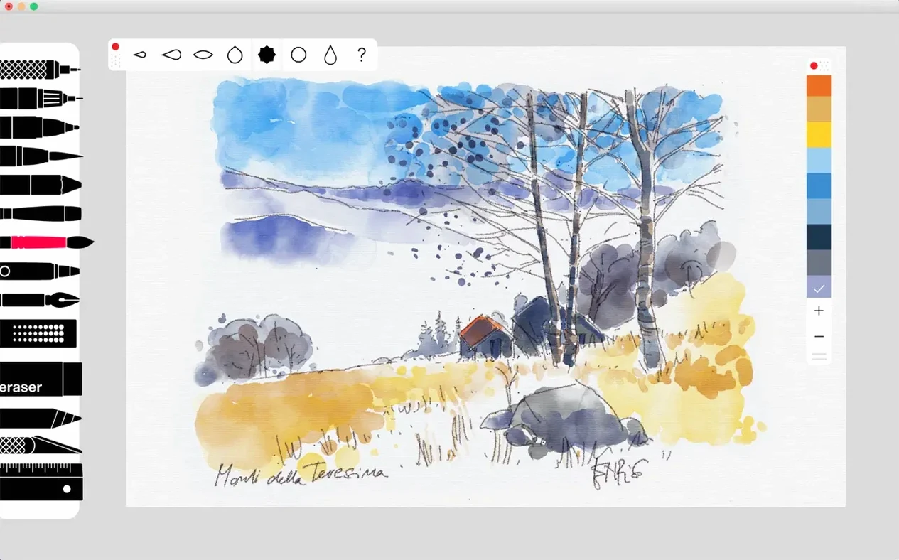 Tayasui Sketches Pro preview 2 Tayasui Sketches Pro 6.8 screenshot 2
