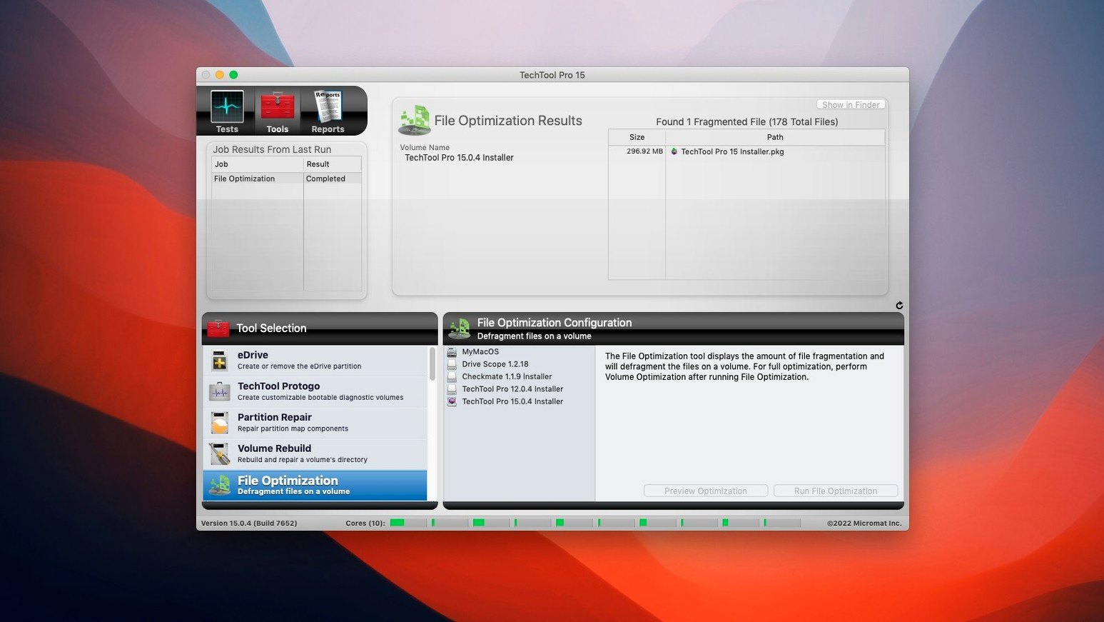 Techtool Pro: picture 4 of 4 Inside Techtool Pro, view 4