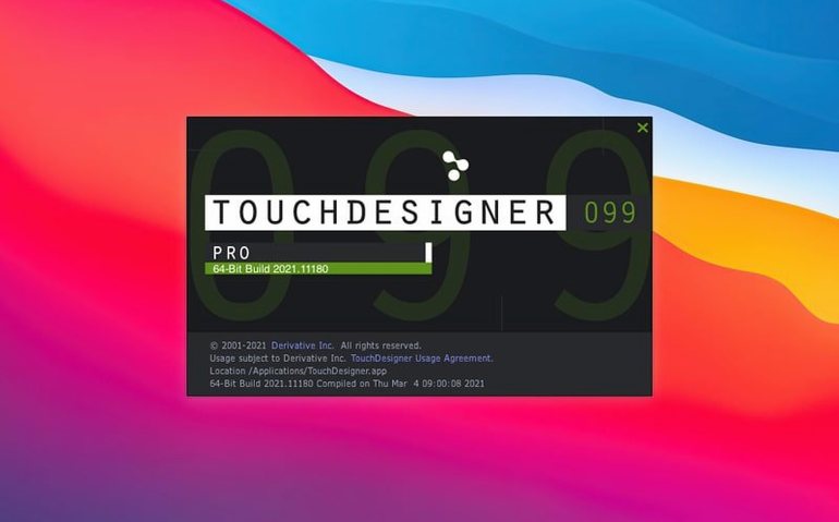 TouchDesigner preview 1 touchdesigner mac crack: primary view
